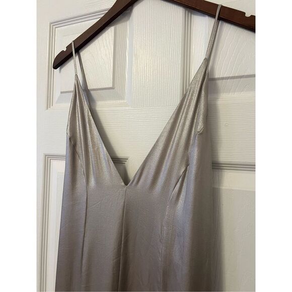 COS METALLIC SLIP DRESS - Picture 3 of 16
